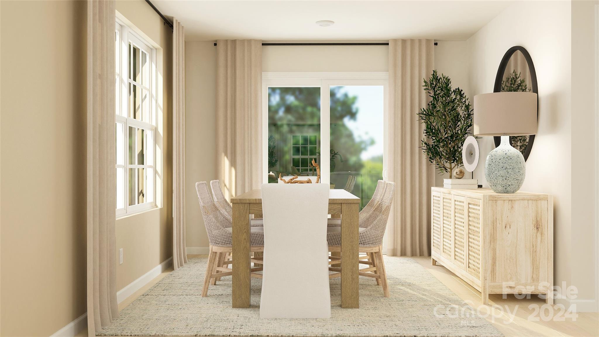 650 Mile Crk Road, Unit 19 Edgemoor, SC 29712 - Photo 5 of 23 a view of a dining room with a table and chairs