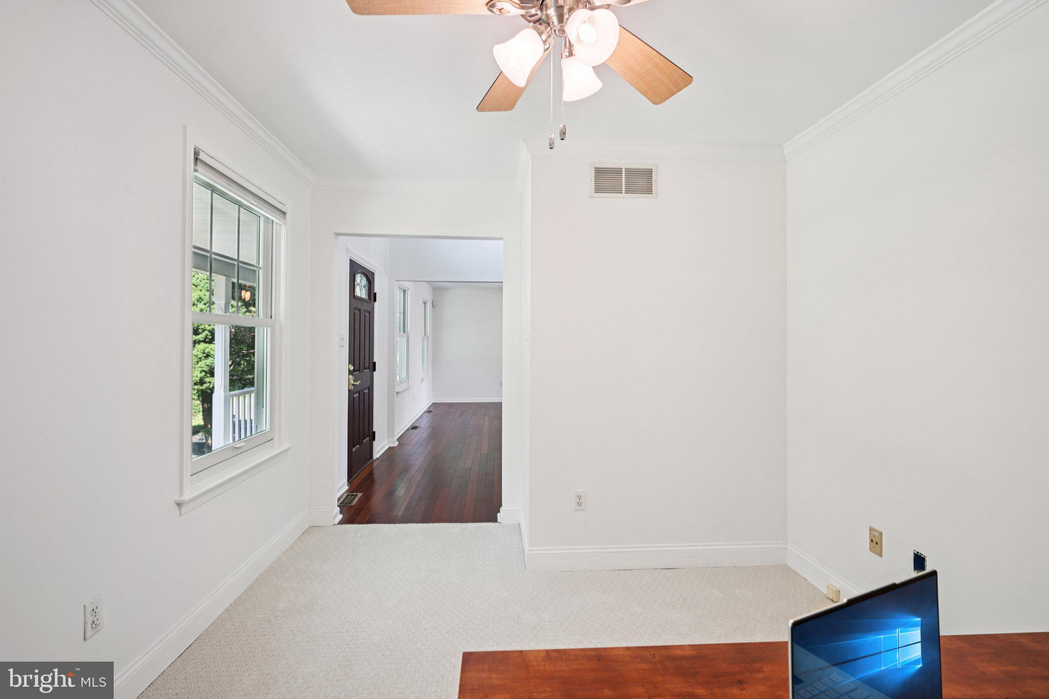 821 West Orvilla Road Hatfield, PA 19440 - Photo 23 of 64 a view of empty room with wooden floor and fan
