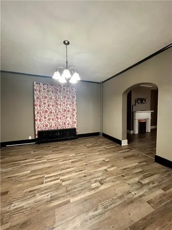 a view of a livingroom with a fireplace