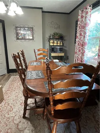 a room with furniture and window