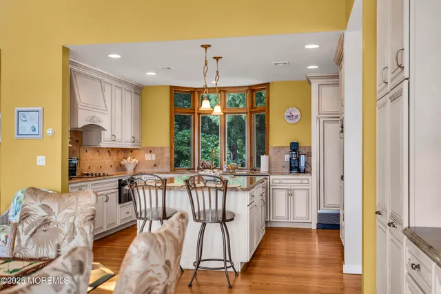 a view of a lake with outdoor space