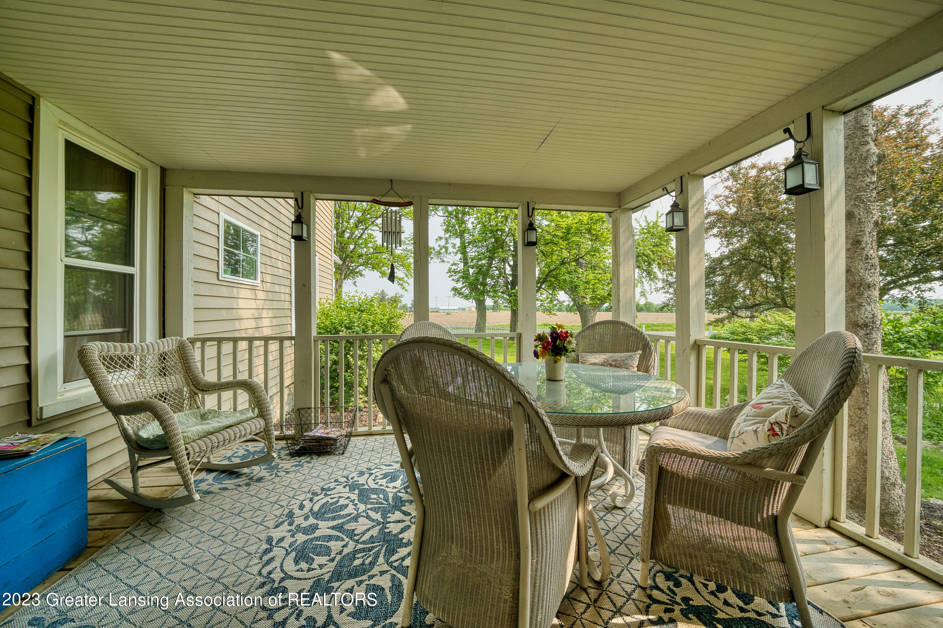 1873 Lamb Road Mason, MI 48854 - Photo 17 of 68 Screened in Porch