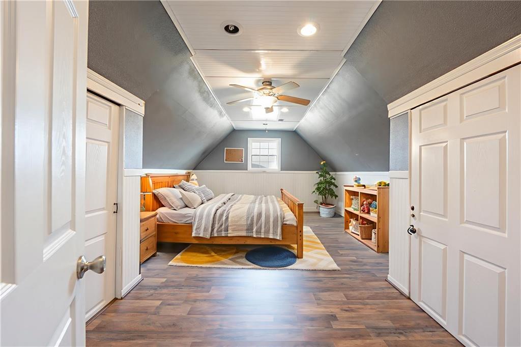 387 George Lane Seward, PA 15954 - Photo 22 of 45 a bedroom with furniture and a chandelier