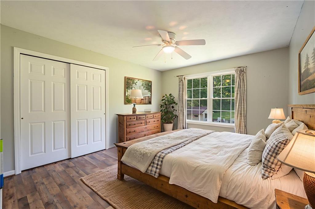 387 George Lane Seward, PA 15954 - Photo 24 of 45 a bedroom with a large bed and a window