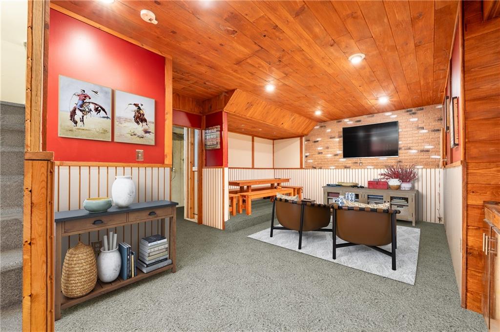 387 George Lane Seward, PA 15954 - Photo 31 of 45 a room with furniture and a flat screen tv