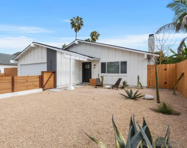 a view of a house with patio