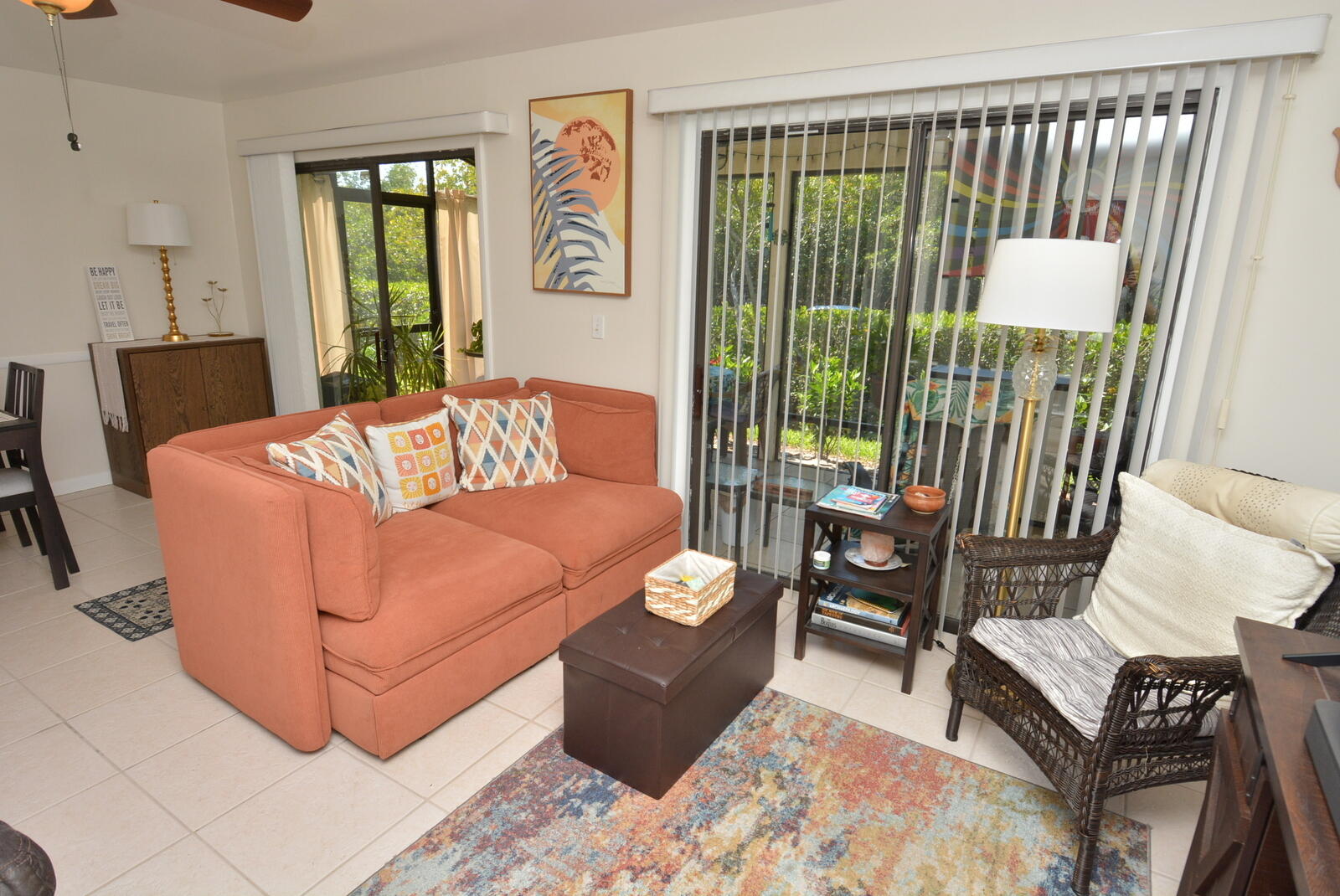 950 South Kanner Highway, Unit TH9 Stuart, FL 34994 - Photo 16 of 51 living room/view of Poppelton Creek