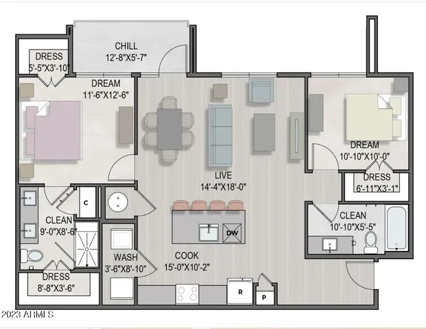 $1,603 | 26800 North 27th Avenue, Unit B2, Phoenix, AZ 85085
