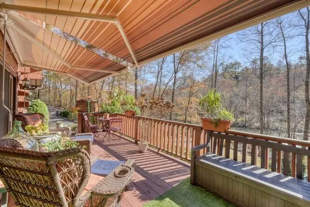 a view of a house with a street