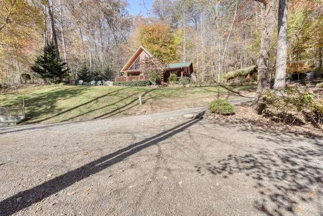 a view of a city with mountains in the background