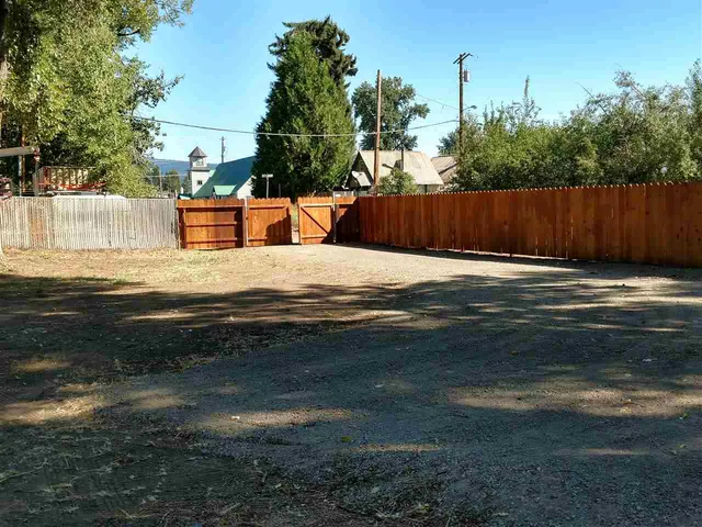 a backyard of a house