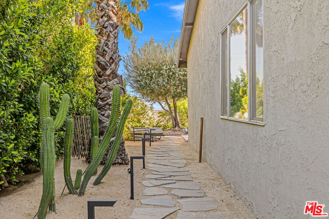 66869 San Ardo Road Desert Hot Springs, CA 92240 - Photo 5 of 39 a view of entryway with garden
