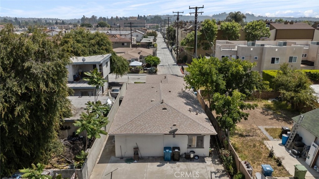 1618 Front Street Alhambra, CA 91803 - Photo 21 of 24 an aerial view of a house with a yard