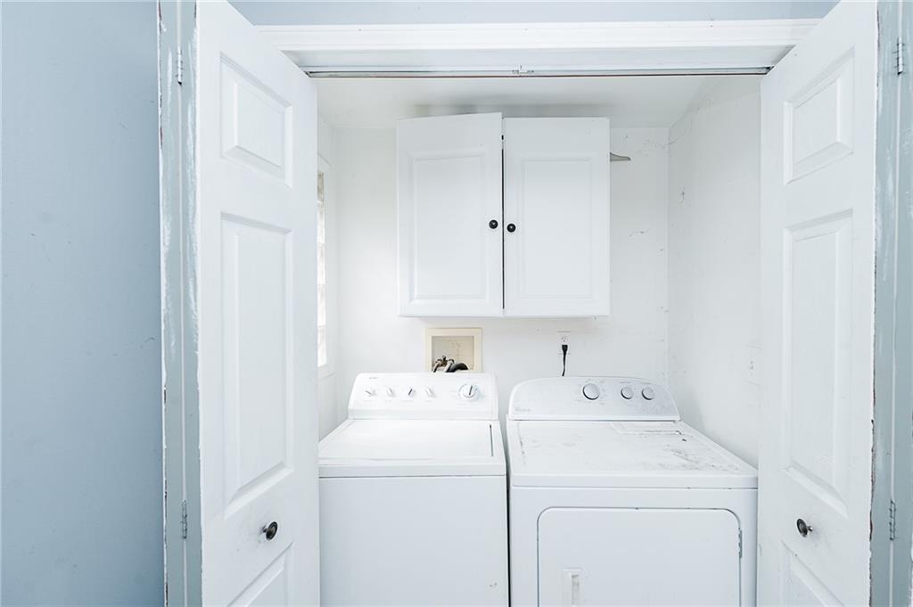 145 Baker Road Worthington, PA 16262 - Photo 15 of 50 a view of storage and utility room with washer and dryer