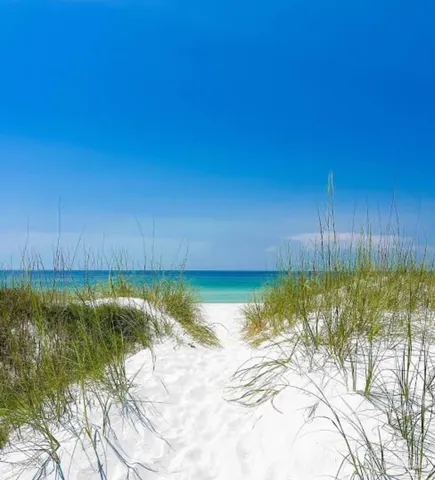 a view of a street with buildings