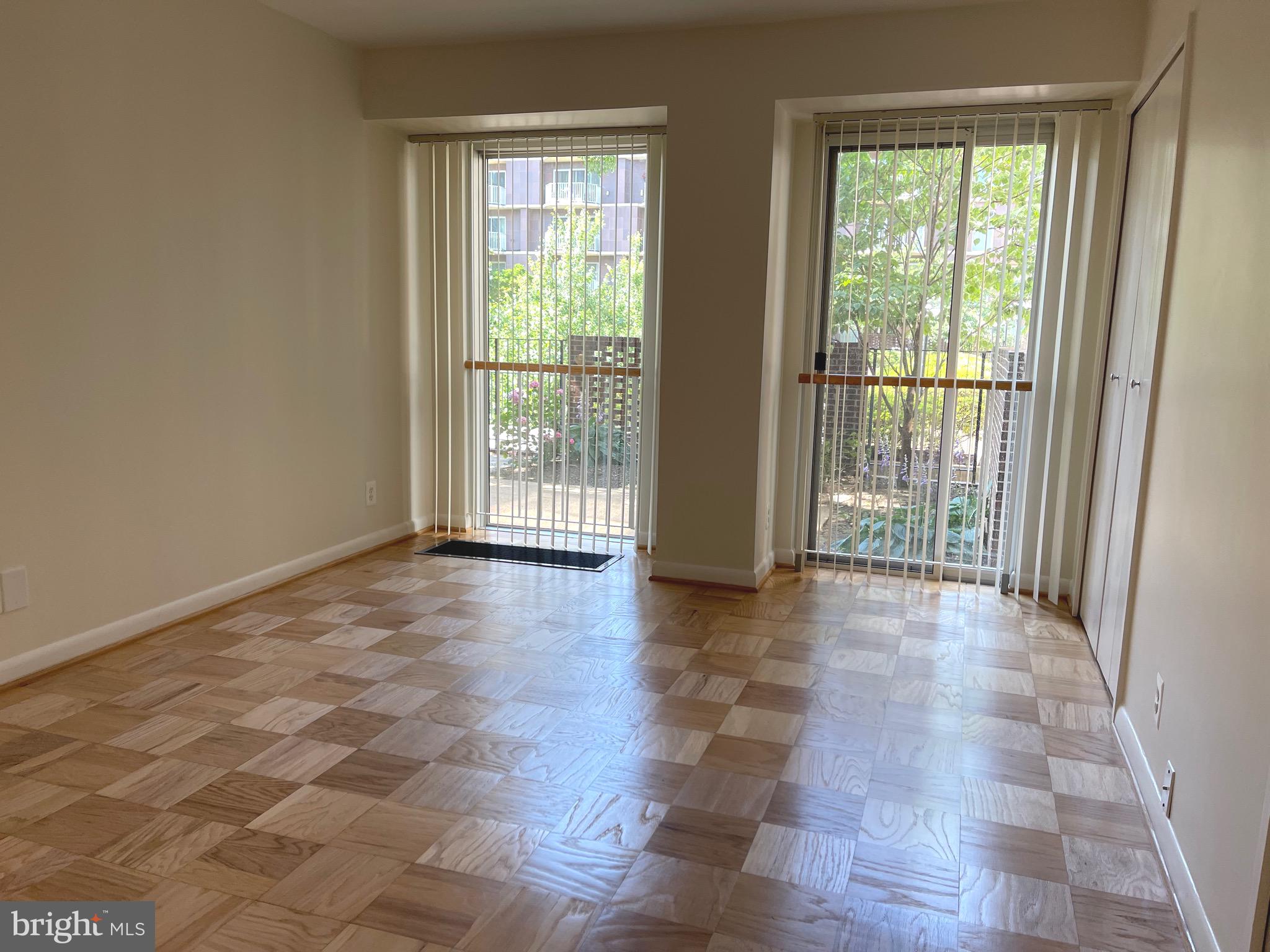 520 N Street Southwest, Unit S116 Washington, DC 20024 - Photo 17 of 94 Bed 1 -- ALSO cool garden views : 11 x 15