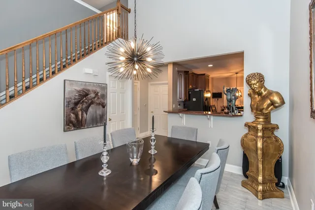 a view of a living room and hallway