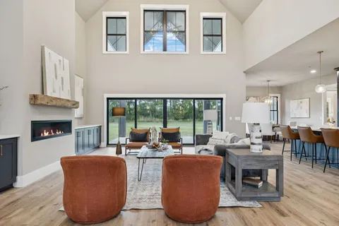 a view of entryway and hall with dining room