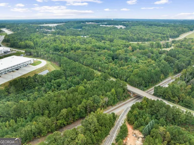 a view of a city from a balcony