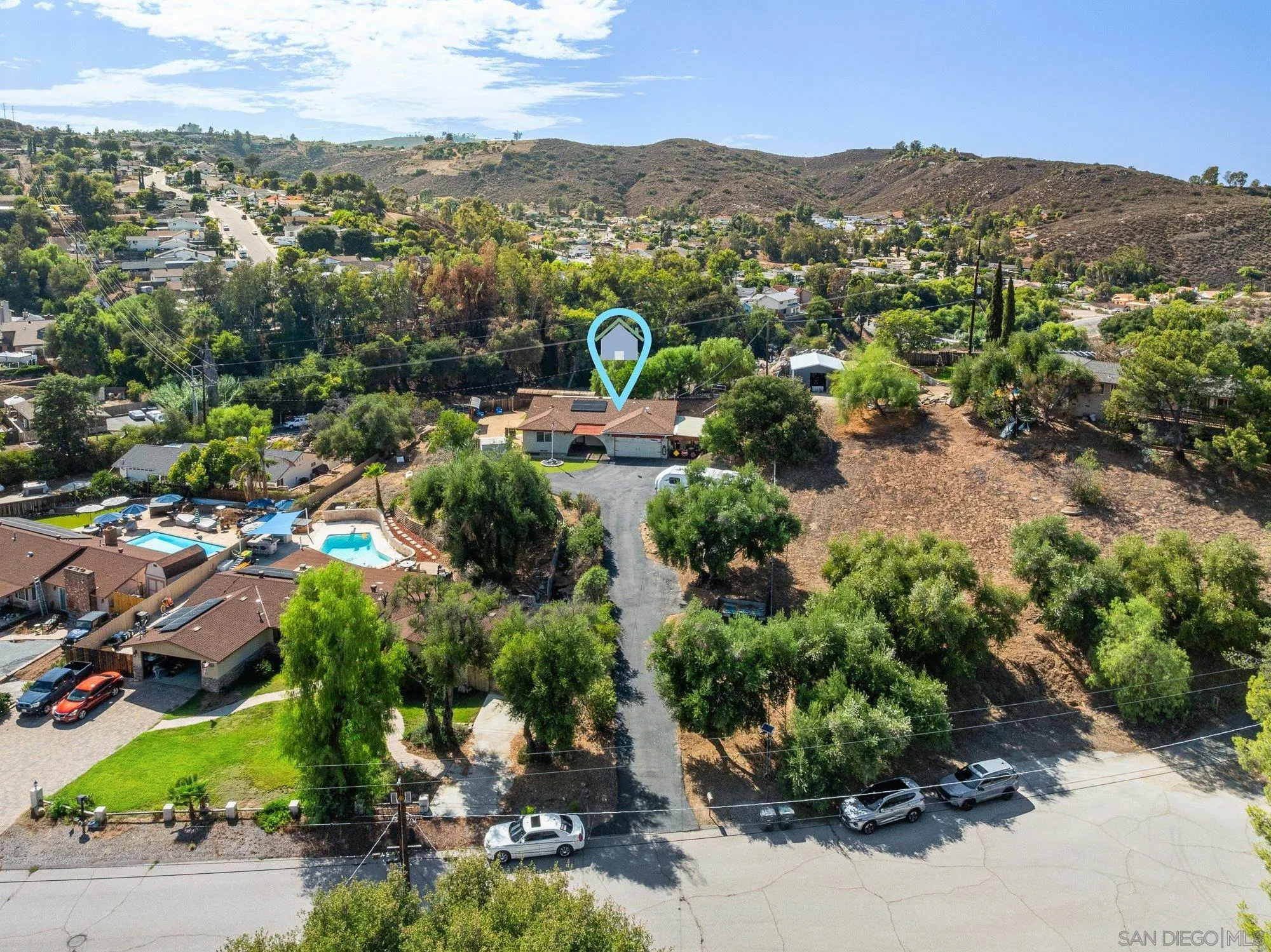 8944 Bower Lane Lakeside, CA 92040 - Photo 2 of 40 an aerial view of multiple house