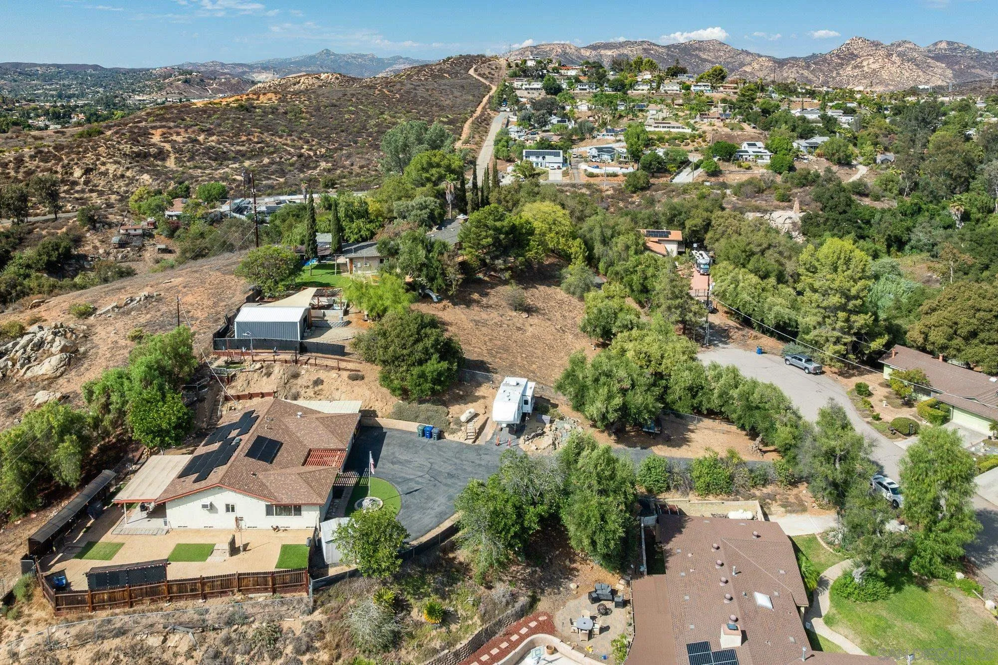 8944 Bower Lane Lakeside, CA 92040 - Photo 35 of 40 an aerial view of multiple house