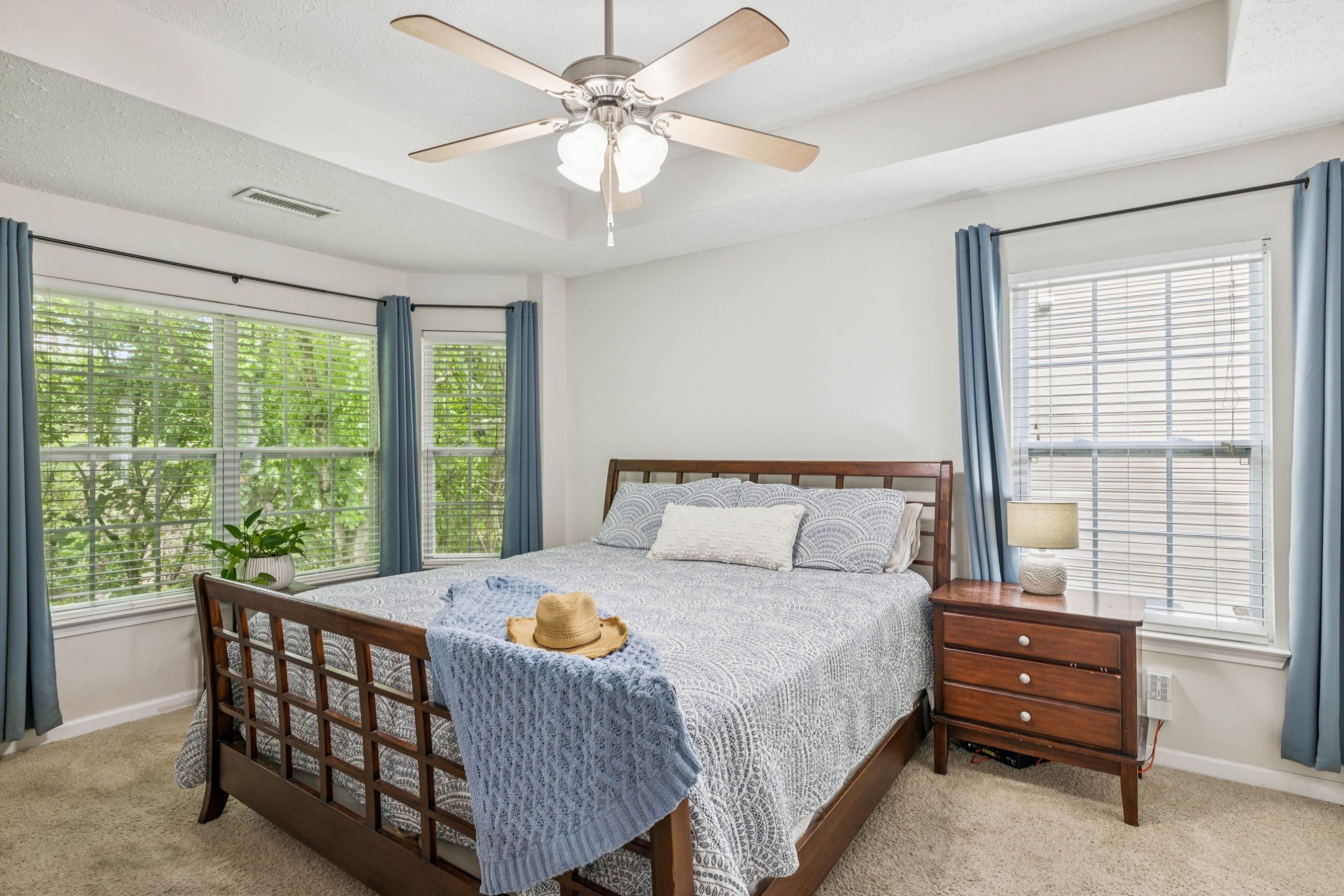 1443 Bern Drive Spring Hill, TN 37174 - Photo 32 of 64 a bed room with a bed and a chandelier