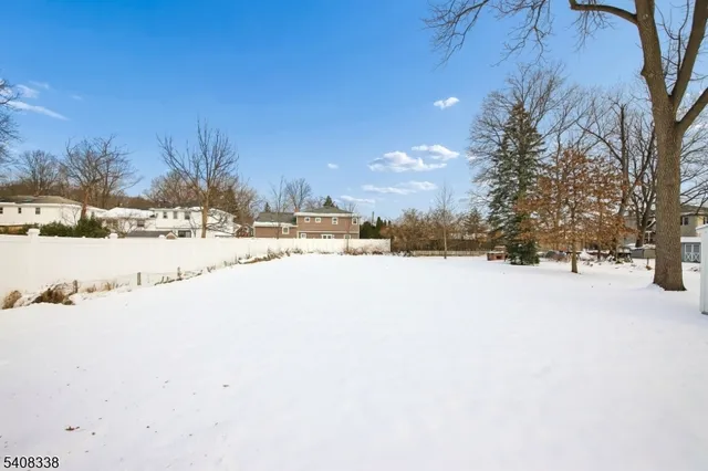 a street view covered with snow
