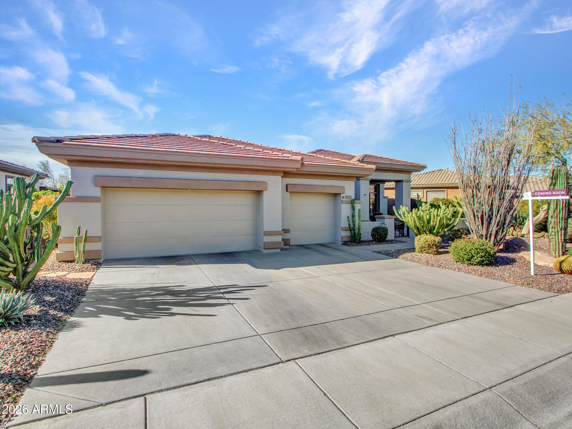42047 North Moss Springs Road Anthem, AZ 85086 - Photo 2 of 72 a front view of house with yard