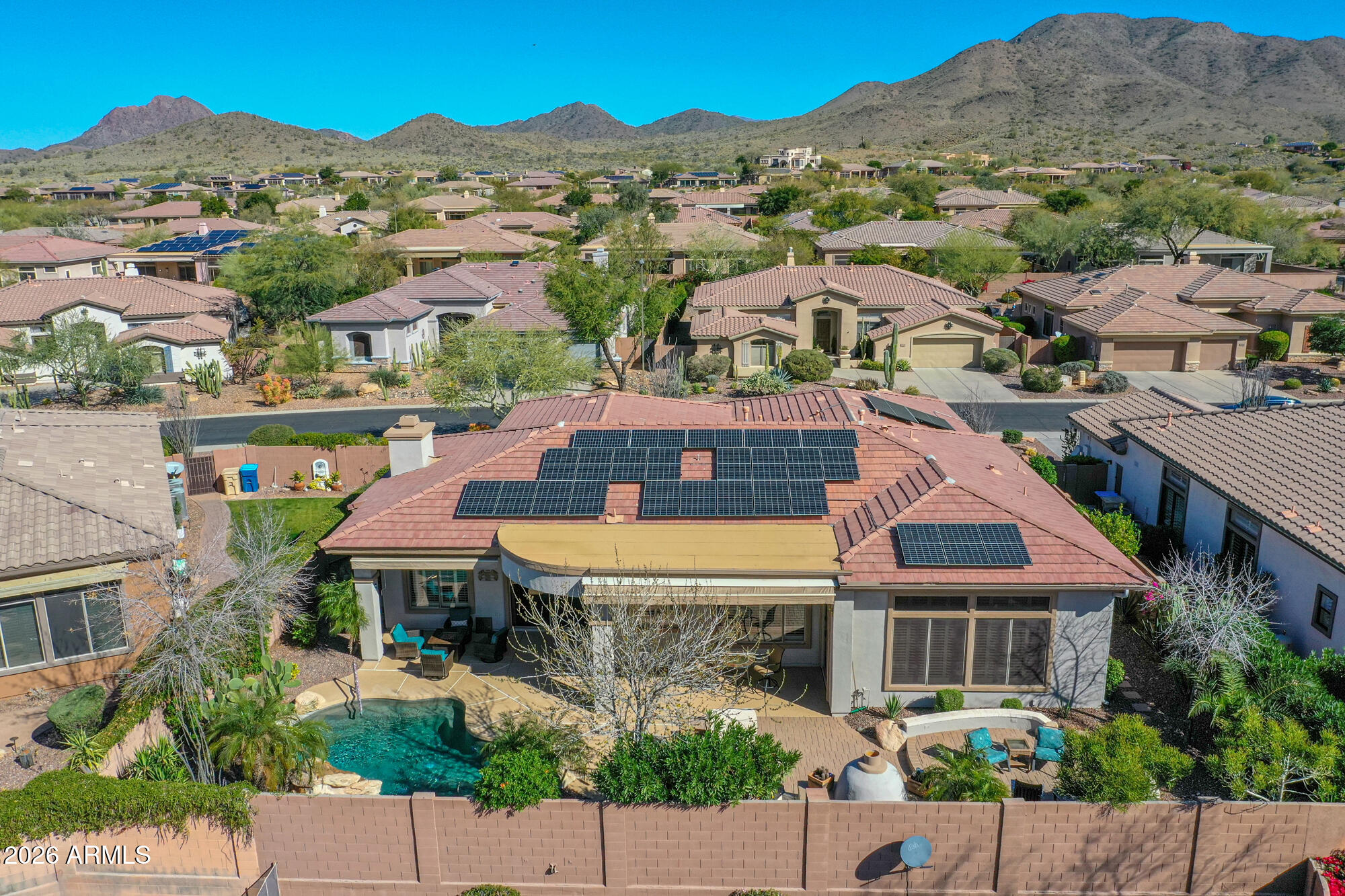42047 North Moss Springs Road Anthem, AZ 85086 - Photo 57 of 72 an aerial view of multiple house