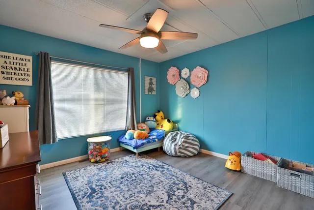 a play room with toys