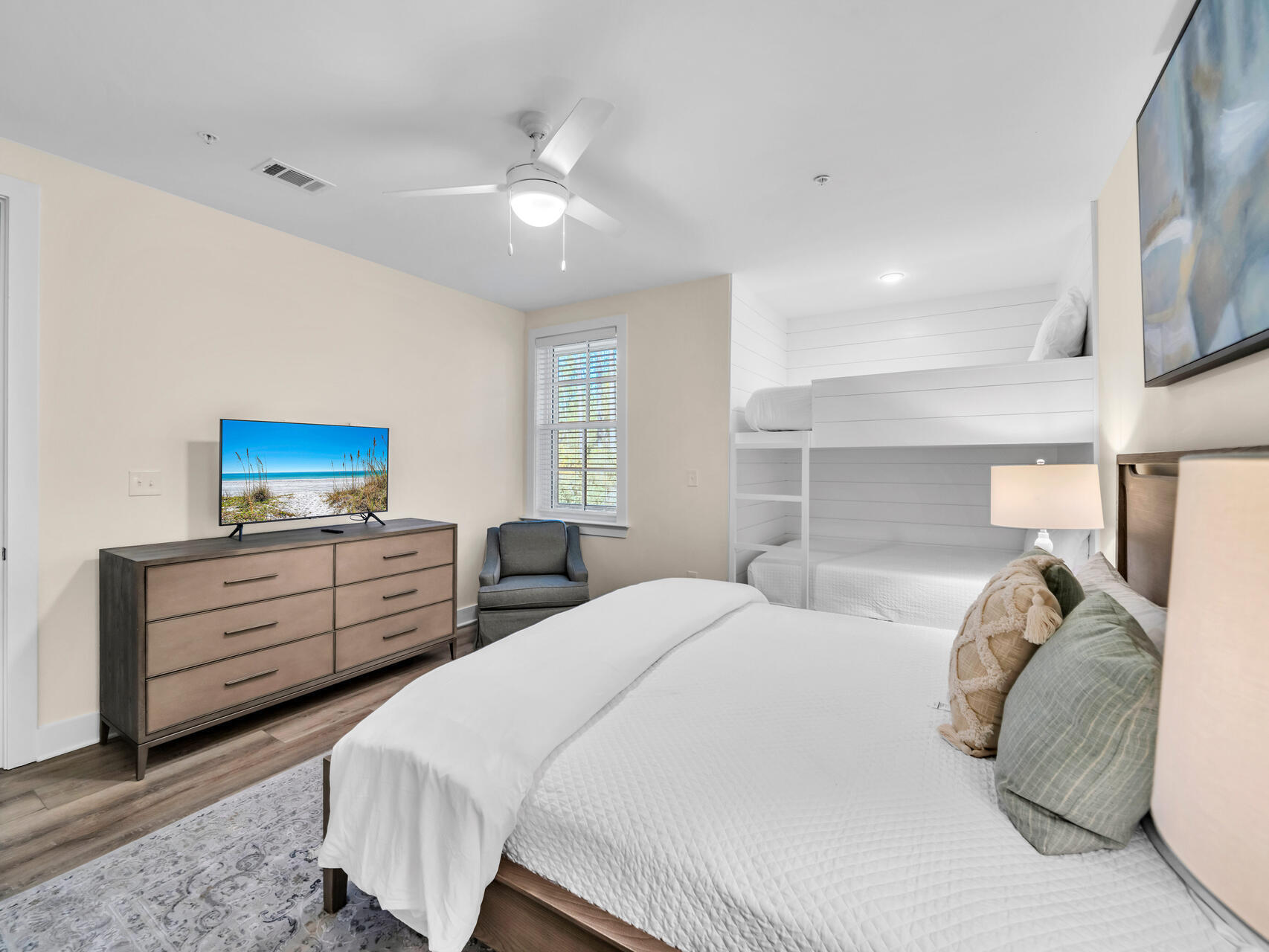 179 South County Highway 393, Unit 415 Santa Rosa Beach, FL 32459 - Photo 10 of 26 a bedroom with a bed and a window