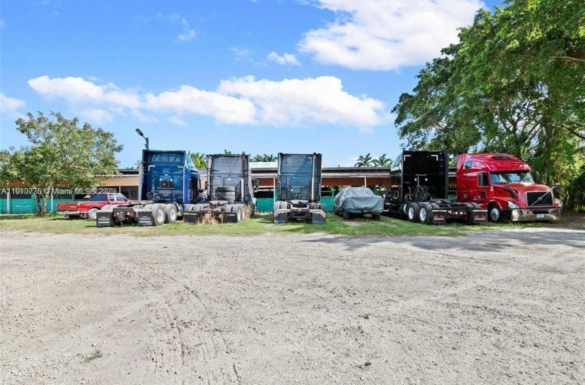a car parked in front of a house