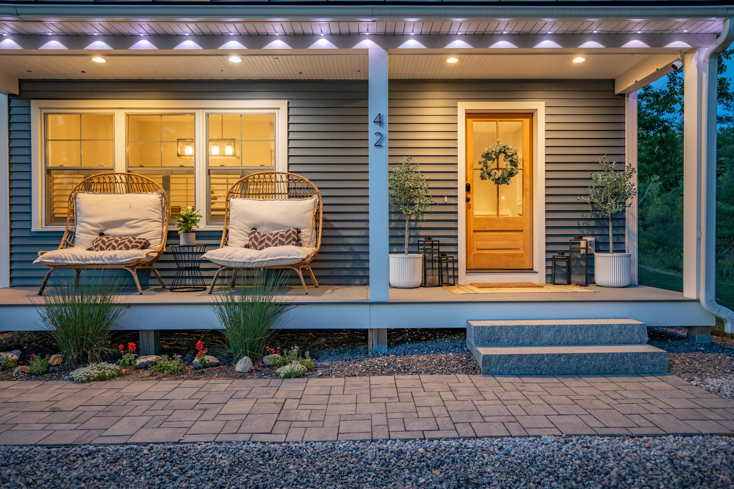 42 Leonards Way Windham, ME 04062 - Photo 59 of 67 42 Leonards Way Exterior Twilight-10