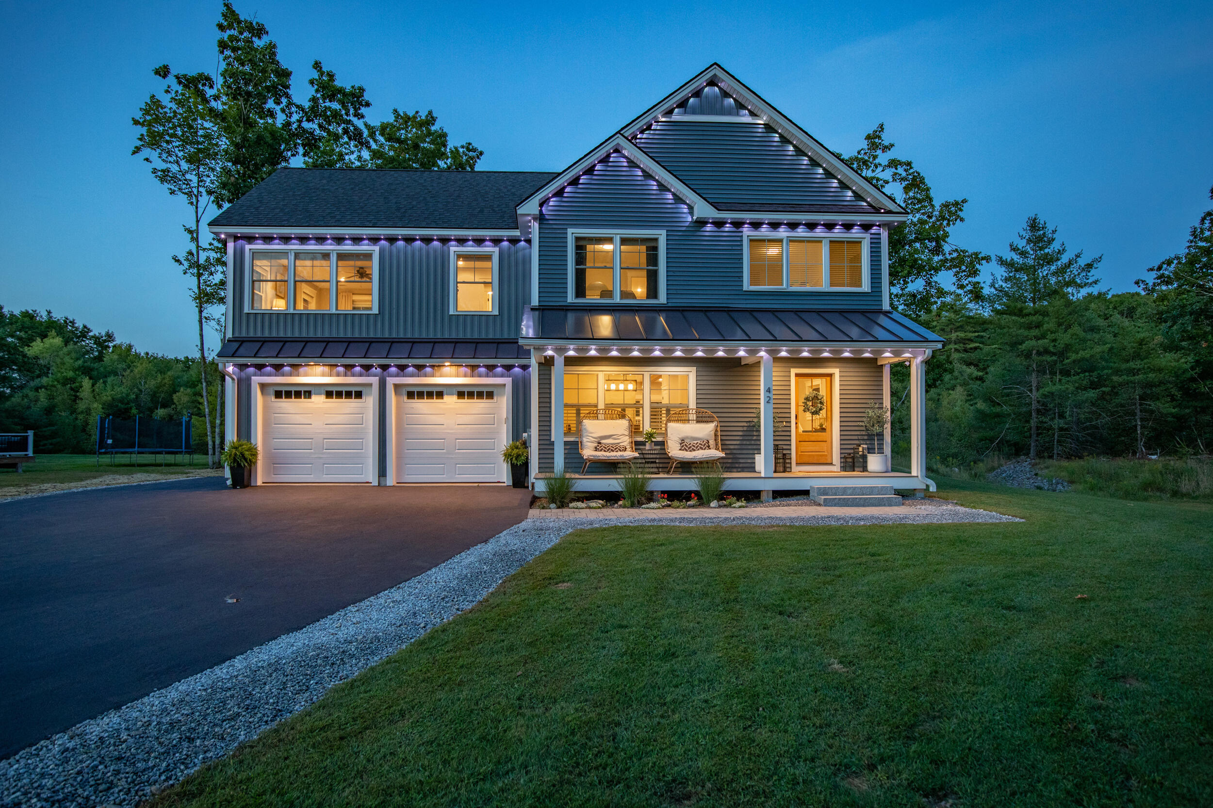 42 Leonards Way Windham, ME 04062 - Photo 60 of 67 42 Leonards Way Exterior Twilight-9