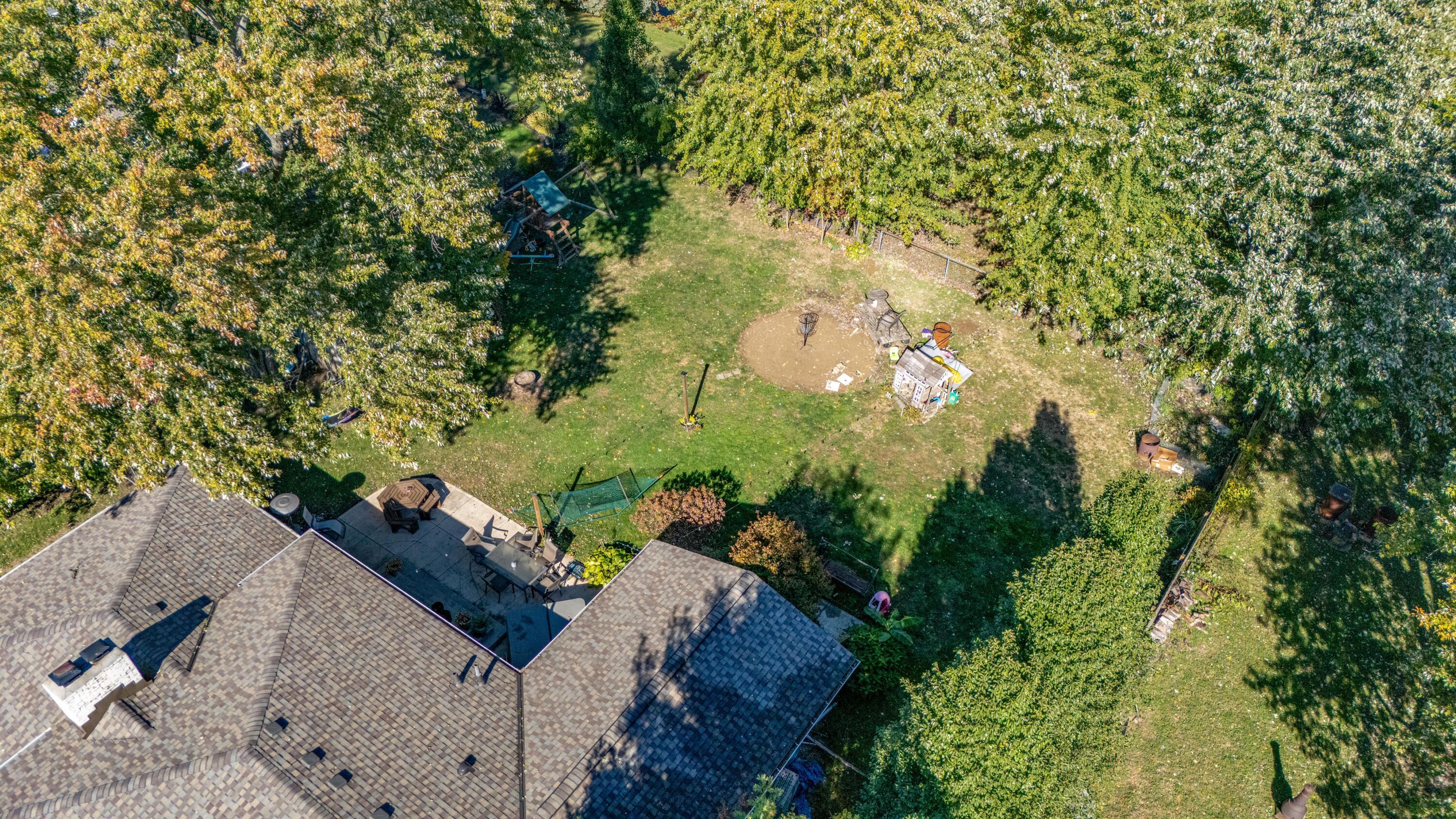 160 Moss Road Westerville, OH 43082 - Photo 32 of 39 Drone Back Yard 2