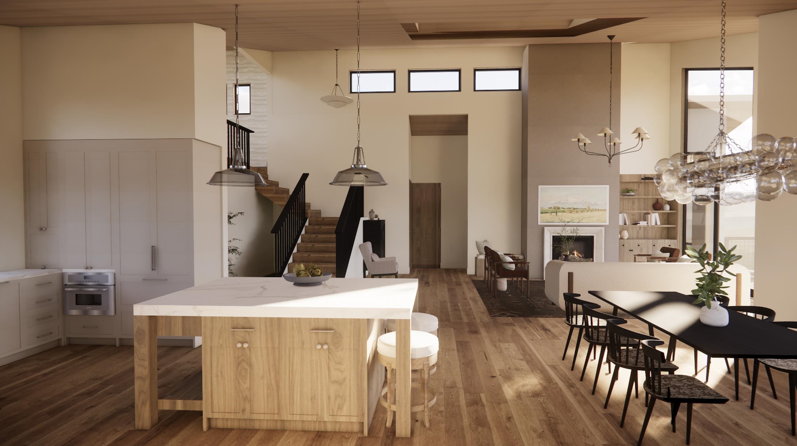 11101 China Camp Road Truckee, CA 96161 - Photo 4 of 11 a dining room with furniture and wooden floor