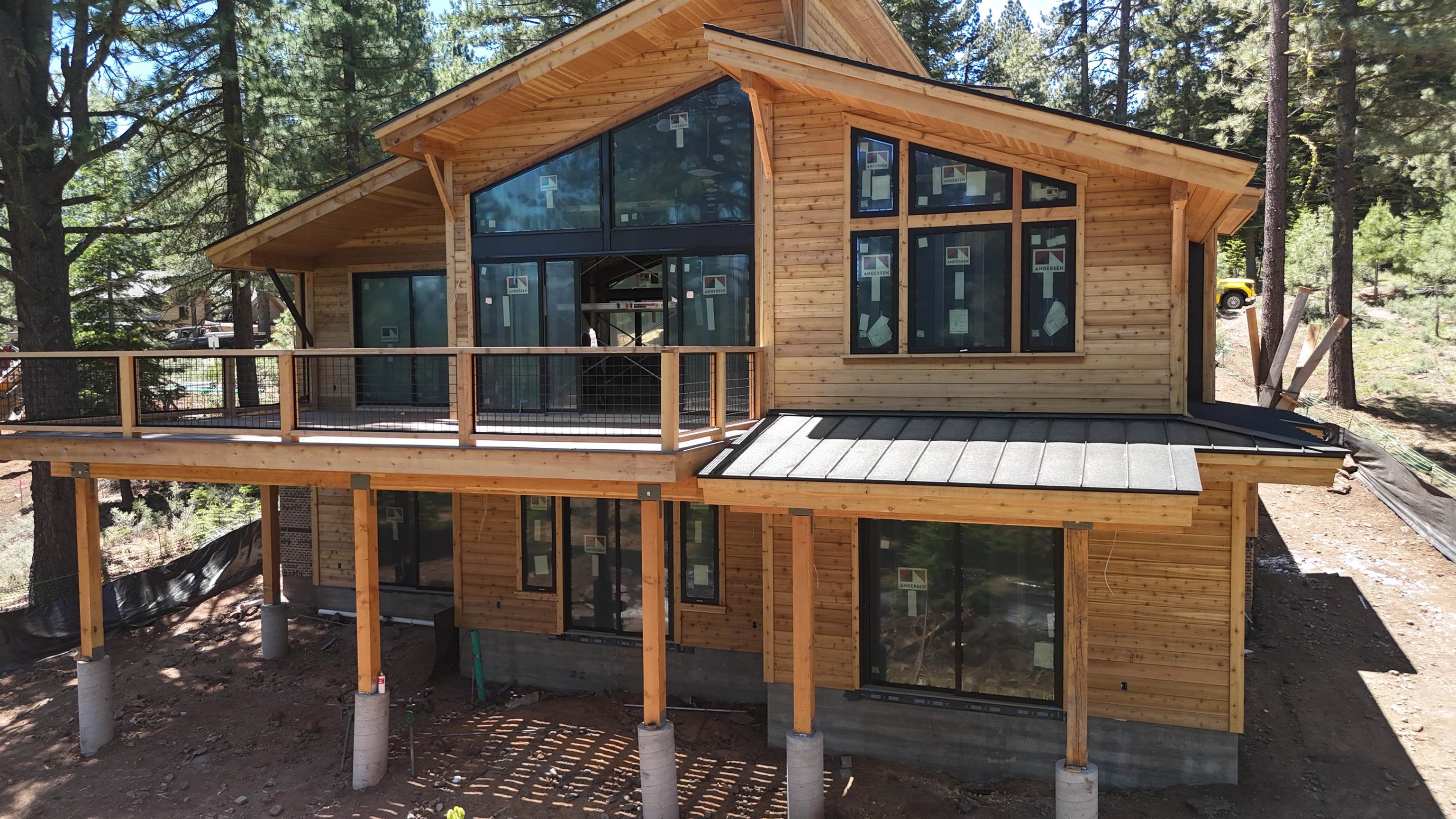 11101 China Camp Road Truckee, CA 96161 - Photo 8 of 11 a view of brick house with large windows