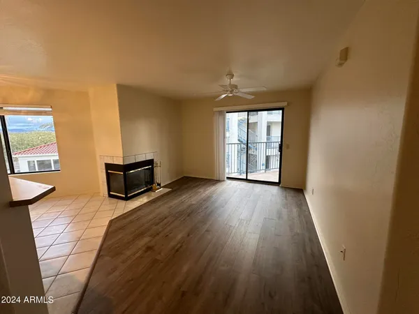 a view of livingroom with furniture and wooden floor