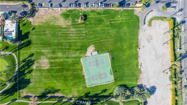 a bird view of a building