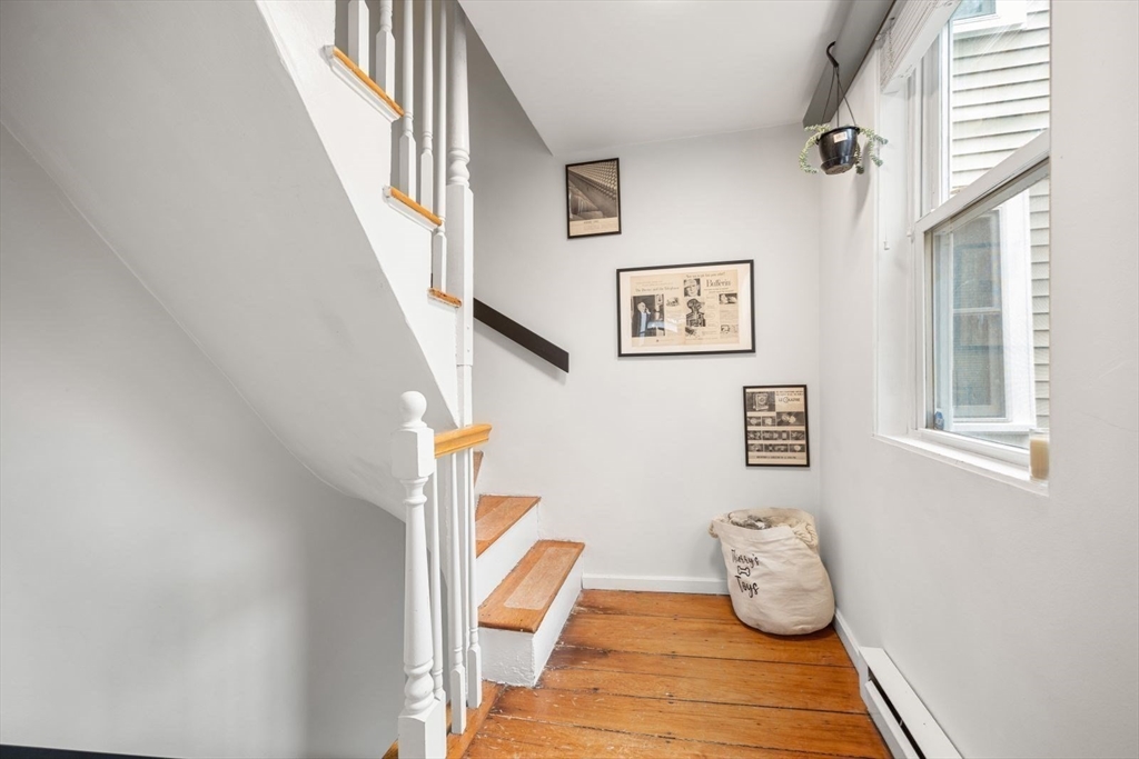 4 Mead St Court Boston, MA 02129 - Photo 15 of 29 a view of wooden floor and stairs