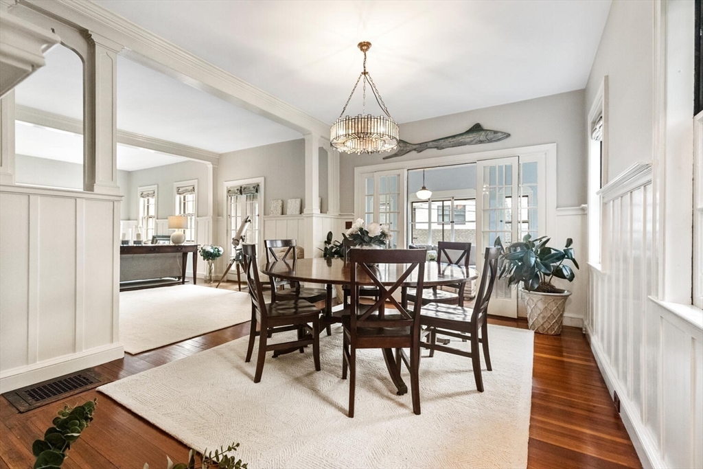 33 Waldron Street Marblehead, MA 01945 - Photo 12 of 42 a dining room with furniture window and wooden floor