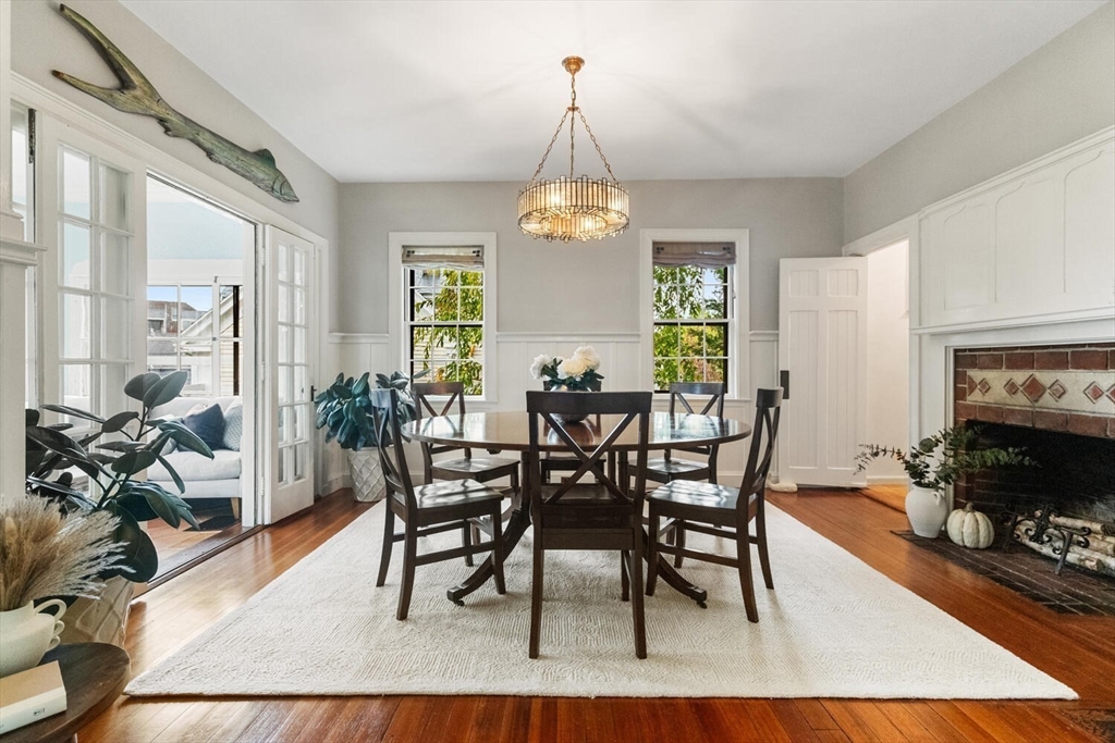 33 Waldron Street Marblehead, MA 01945 - Photo 14 of 42 a view of a dining room with furniture window and wooden floor