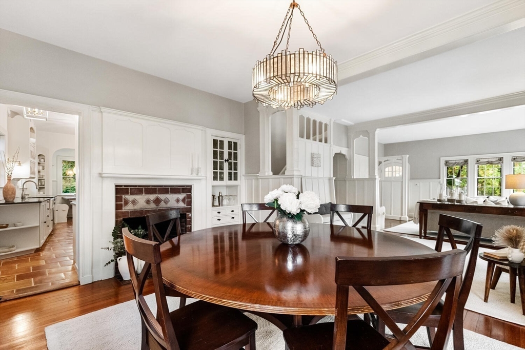 33 Waldron Street Marblehead, MA 01945 - Photo 7 of 42 a view of a dining room with furniture window and wooden floor