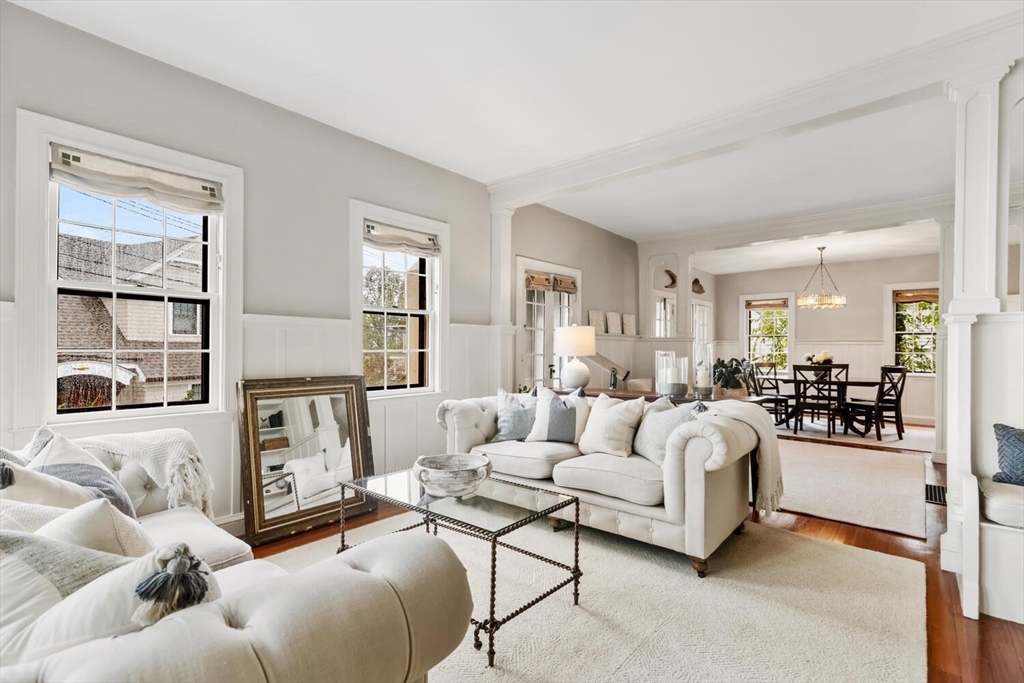 33 Waldron Street Marblehead, MA 01945 - Photo 8 of 42 a living room with furniture and a large window