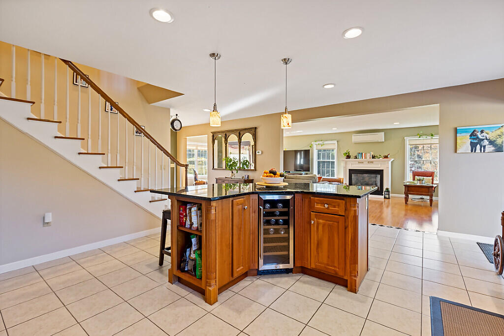 2 Stream View Drive Waterville, ME 04901 - Photo 18 of 39 wine cooler on the island