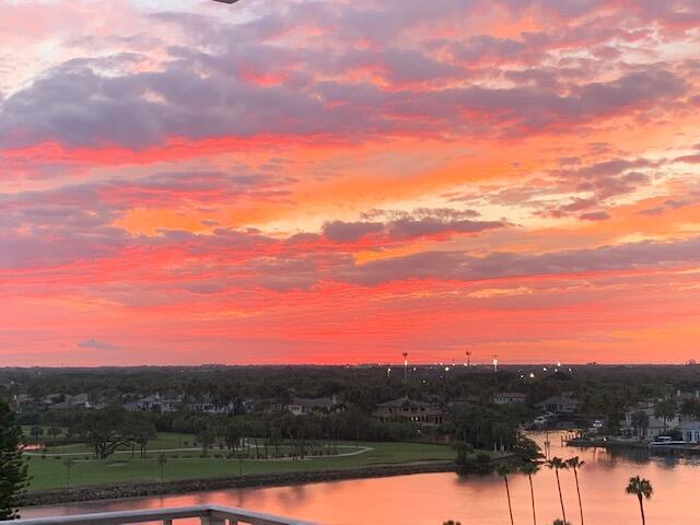 336 Golfview Road, Unit 910 North Palm Beach, FL 33408 - Photo 2 of 27 Sunset view from balcony
