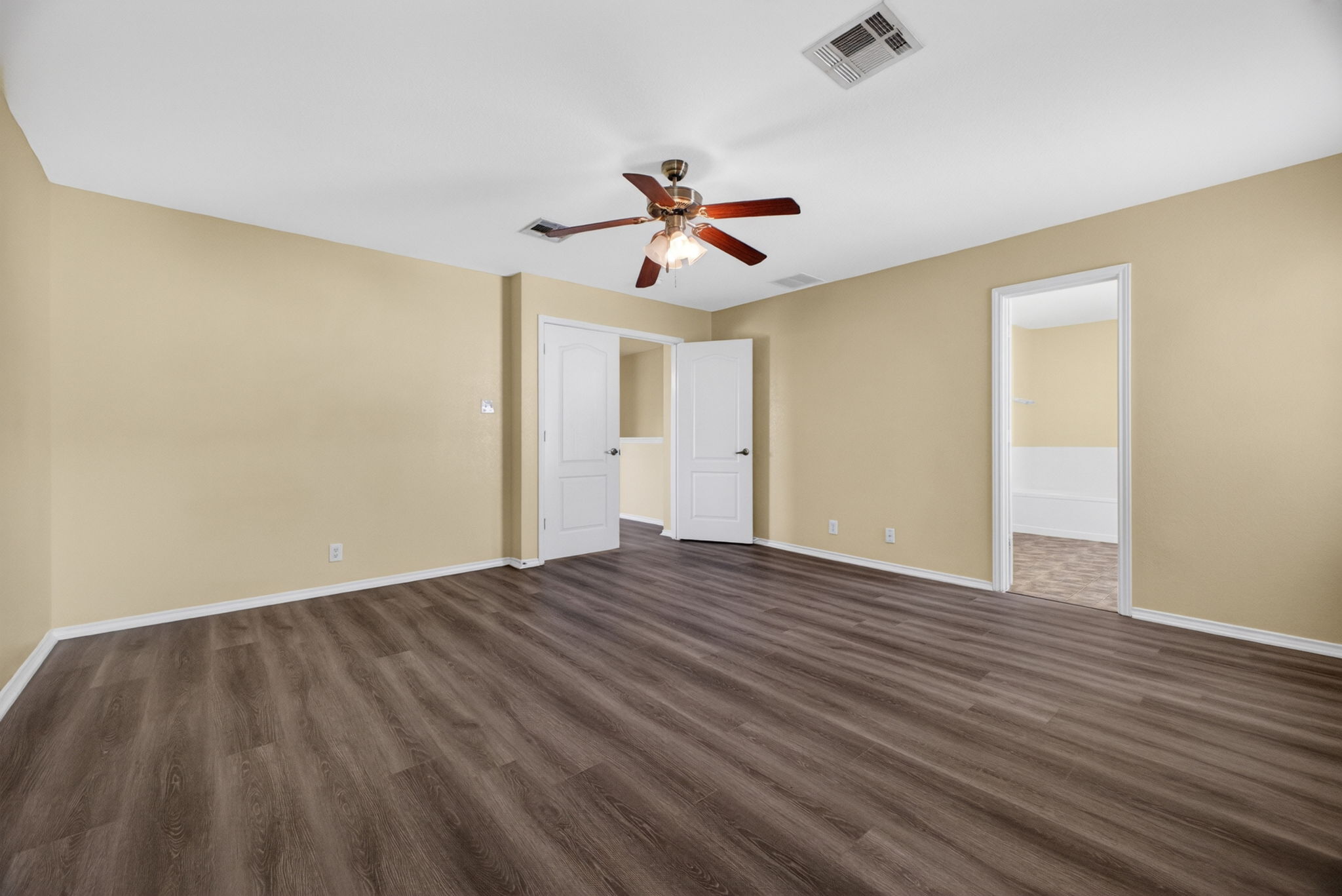 8813 Wiley Way Austin, TX 78747 - Photo 20 of 39 Primary bedroom with French doors