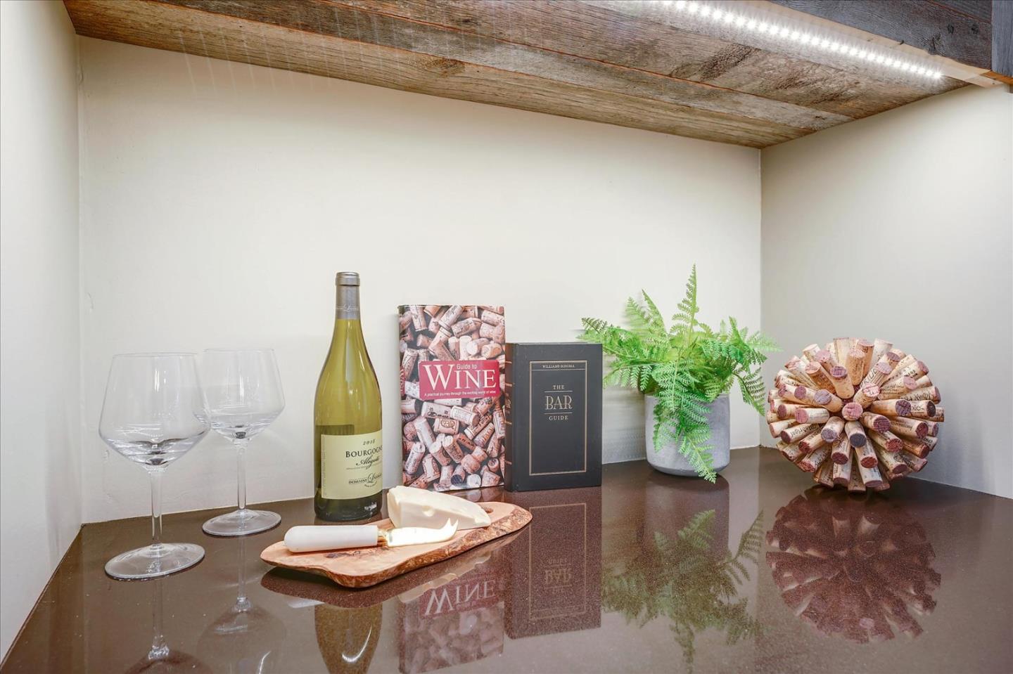 77 Forest Road Mount Hermon, CA 95041 - Photo 21 of 46 a living room with furniture and a fireplace