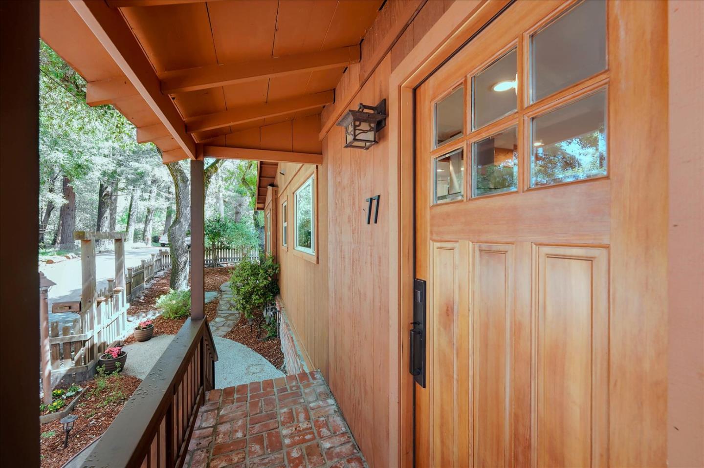 77 Forest Road Mount Hermon, CA 95041 - Photo 4 of 46 a view of an entryway