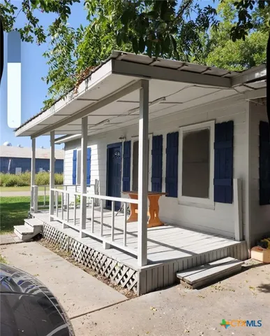 front view of a house with a porch